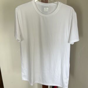32 Degrees Cool Short Sleeve Crew neck T-Shirt Men’s White Athletic Shirt Size M